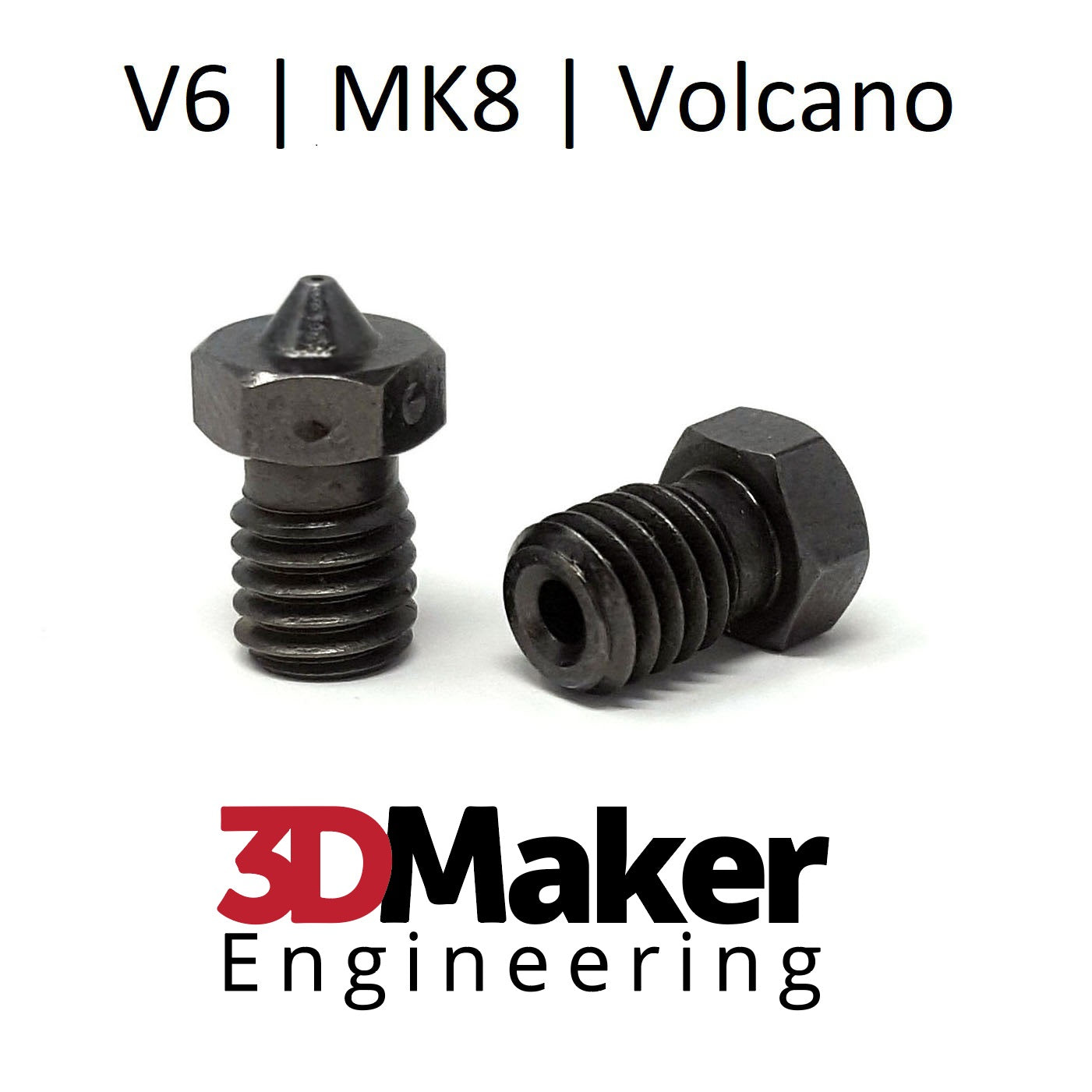 3D Printer Accessories, Hardened Steel Nozzles MK8 — Anet 3D Printer