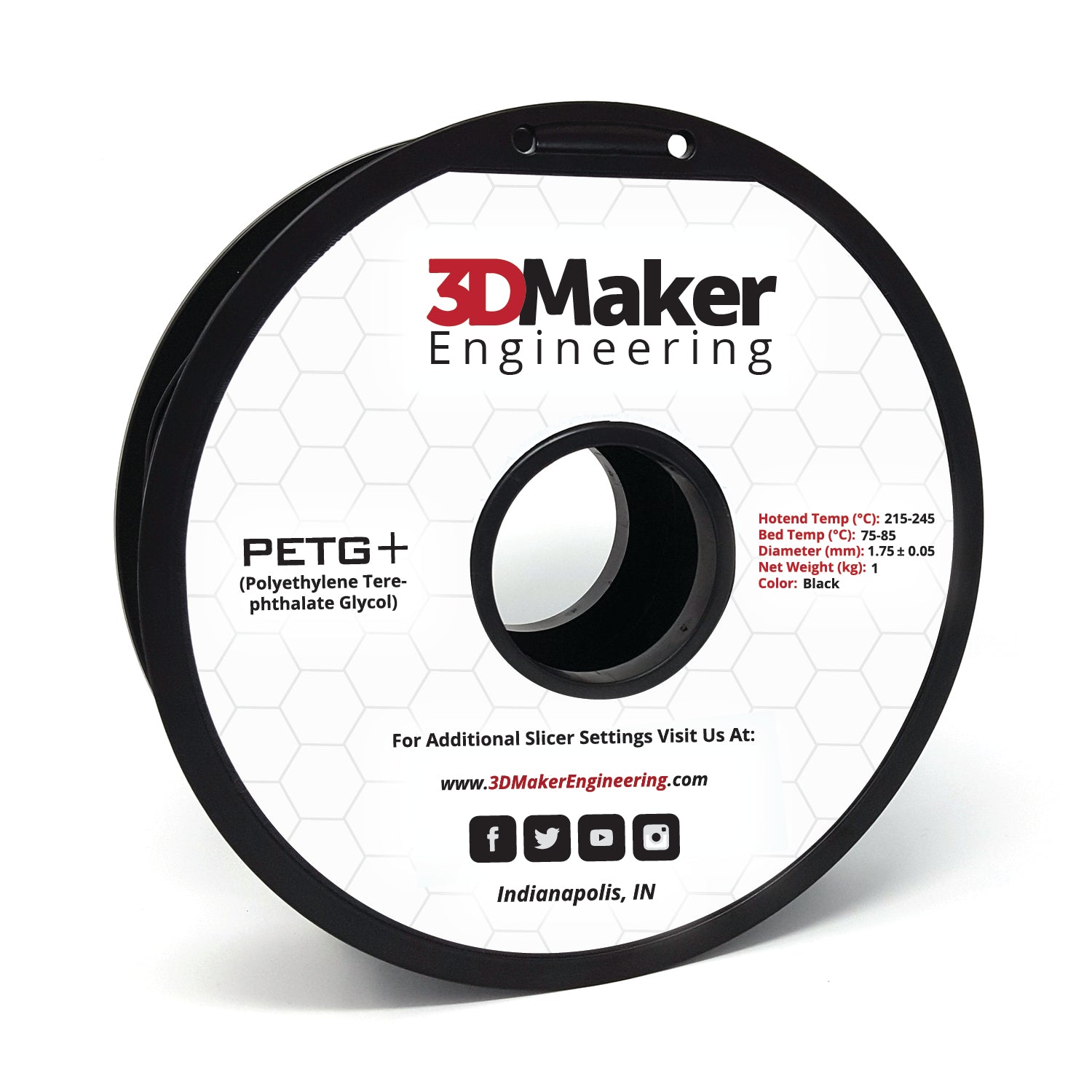 JUSTMAKER PETG Pro (PETG+) 3D Printer Filament Bundle, Updated