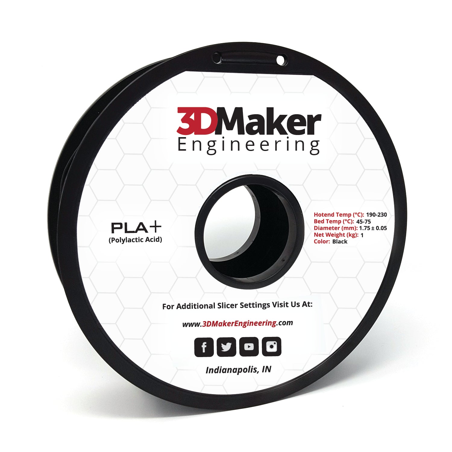 PETG Carbon Filament, 3D4Makers